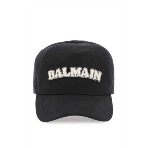 BALMAIN terry logo baseball cap