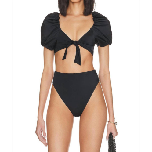Cleobella maude bikini top in black