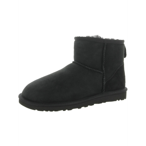 Ugg classic mini mens suede slip on ankle boots