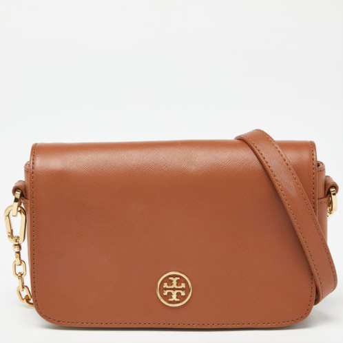 Tory Burch leather robinson chain shoulder bag