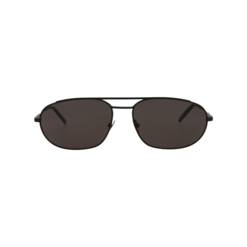 Saint Laurent round-frame metal sunglasses