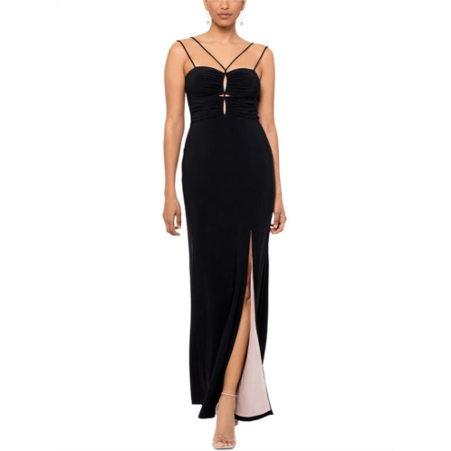 Xscape womens padded bust polyester evening dress