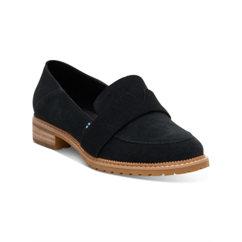 Toms mallory womens suede flat loafers