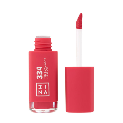 3Ina the longwear lipstick - 334 bright pink by for women - 0.20 oz lipstick