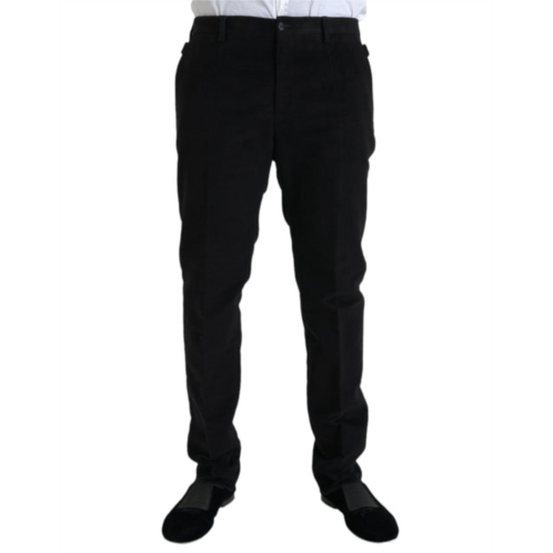 Dolce & Gabbana cotton velvet skinny mens pants