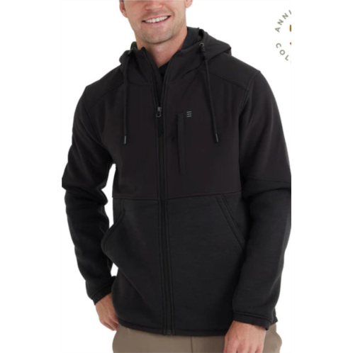 FREE FLY bamboo sherpa-lined elements jacket in onyx