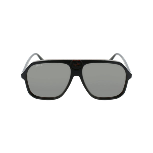 Gucci aviator-style acetate sunglasses