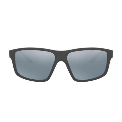 Prada Linea Rossa ps 02xs ufk07h square polarized sunglasses