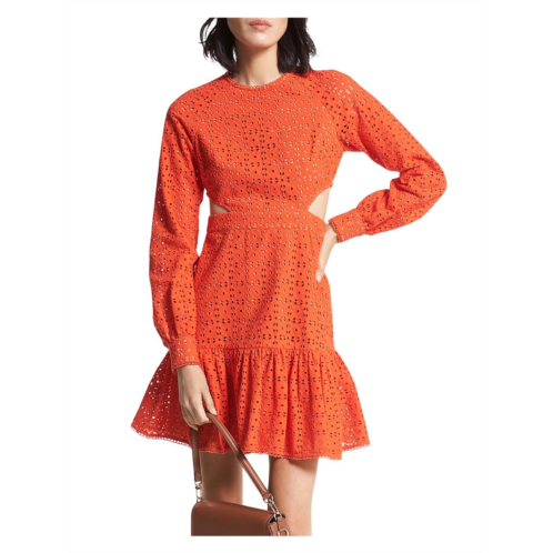 Michael Michael Kors womens cotton mini fit & flare dress