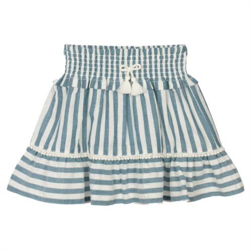 Mayoral blue porcelain striped skirt