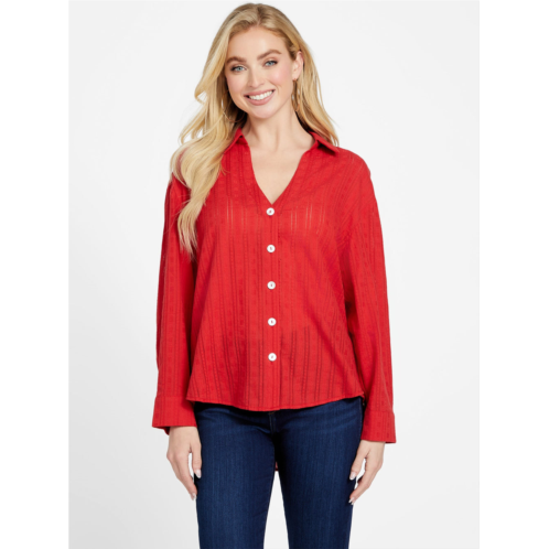 Guess Factory danna embroidered shirt