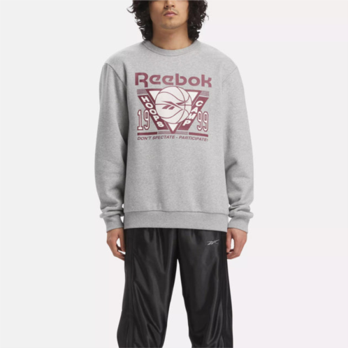 Reebok basketball seasonal crew sweatshirt