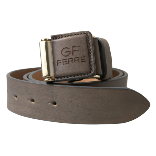 GF Ferre leather fashion logo buckle waist womens belt