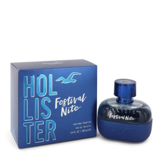 Hollister 552422 3.4 oz festival nite cologne eau de perfume spray for men