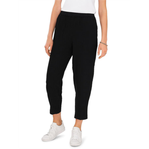 Vince Camuto womens rumple twill pull on cropped pants