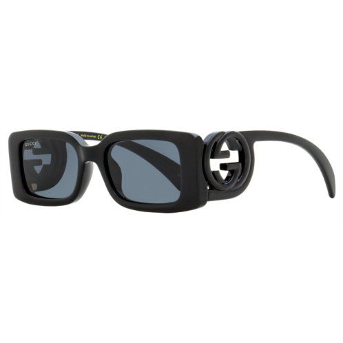 Gucci womens rectangular sunglasses gg1325s 001 black 54mm