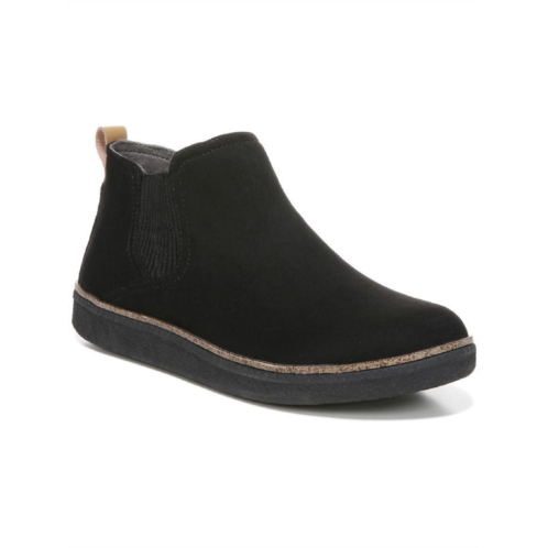 Dr. Scholl see me womens faux suede slip on ankle boots