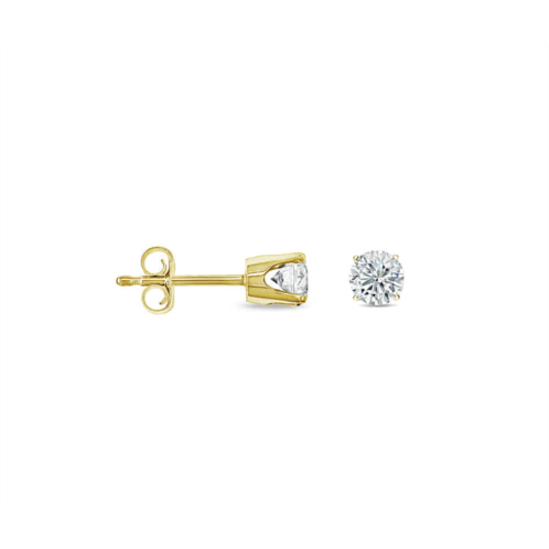 DIANA M. 14k yellow gold 0.50 ct. diamond earrings