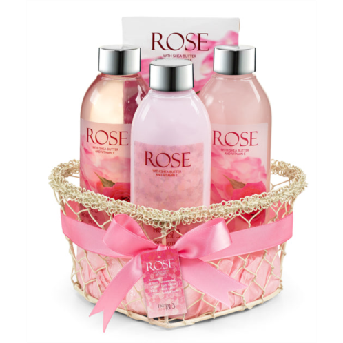 Freida and Joe rose fragrance spa bath & body set