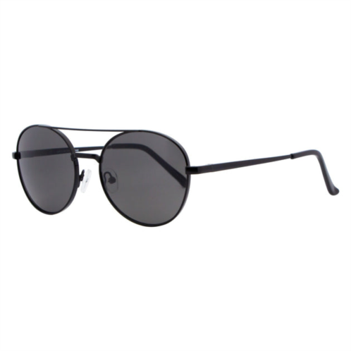 1901 round sunglasses logan black 53mm