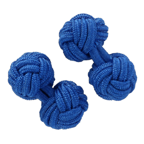 CrookhornDavis silk knot cufflink set