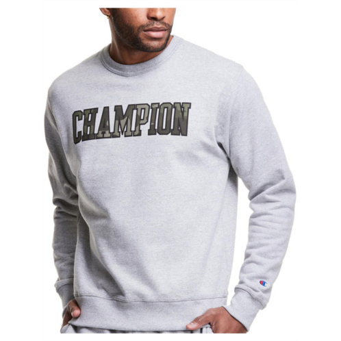 Champion mens logo loungewear crewneck sweatshirt