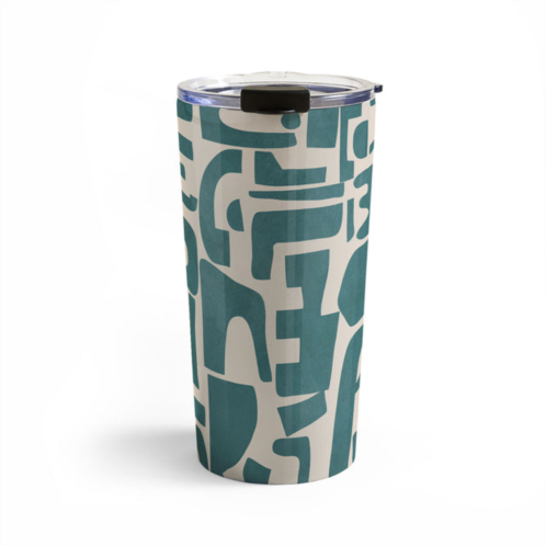 Deny Designs nadja organic contemporary shapes travel mug