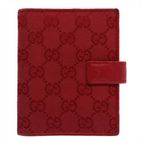 Gucci couverture agenda canvas wallet (pre-owned)