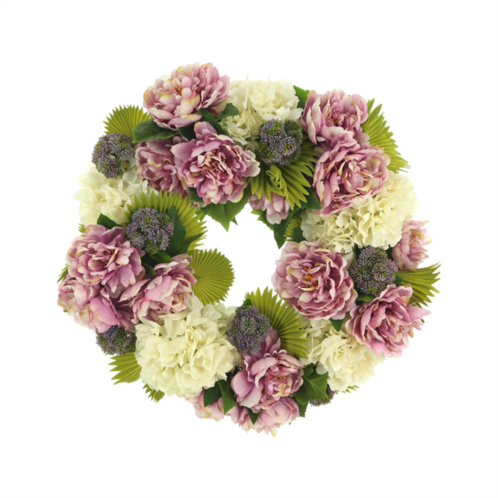 Creative Displays 28 hydrangea, peony and sedum wreath