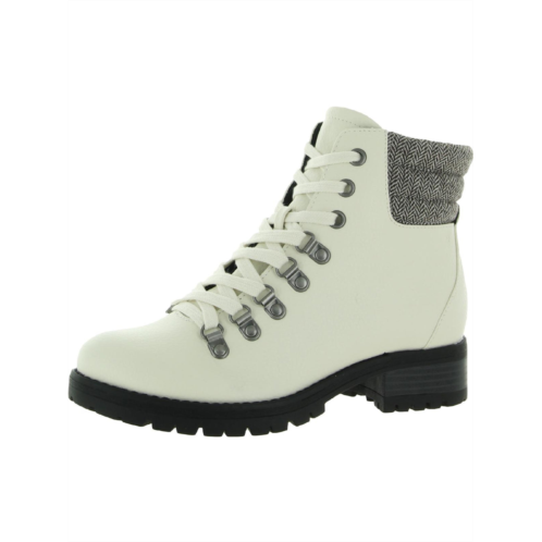 BC Footwear other side womens vegan leather ankle combat & lace-up boots