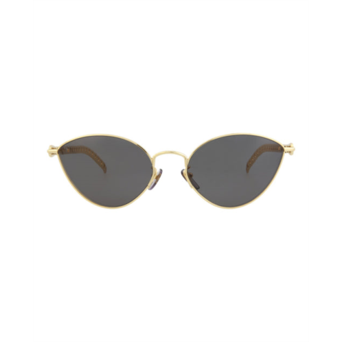 Gucci cat eye-frame metal sunglasses