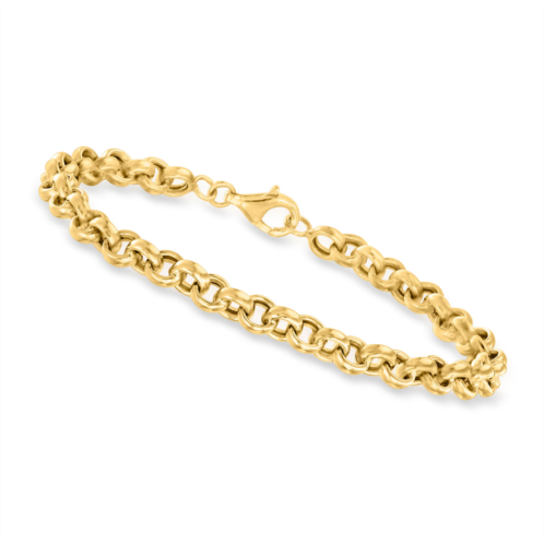 Canaria Fine Jewelry canaria 5mm 10kt yellow gold rolo-link bracelet