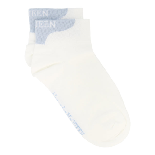 Alexander McQueen logo branded crew socks