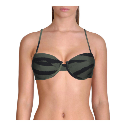 PQ Swim womens printed underwire bikini swim top