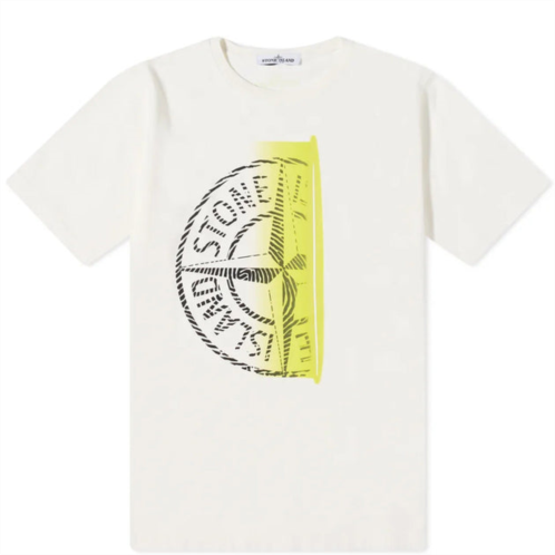 Stone Island white compass t-shirt