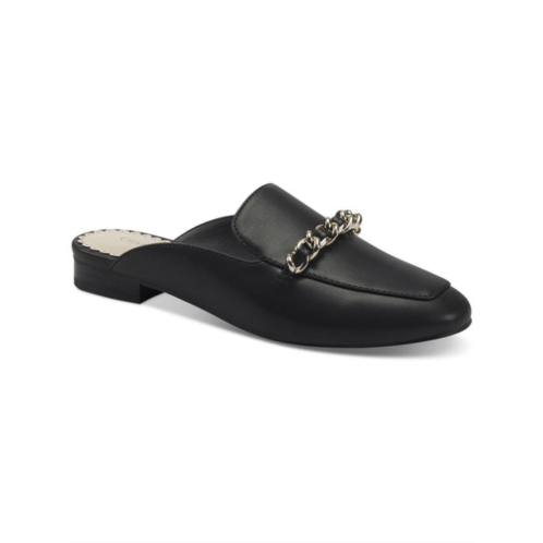 Charter Club womens round toe faux leather mules