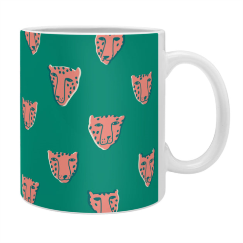 Deny Designs tasiania pink pantehrs coffee mug