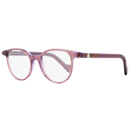 Moncler womens eyeglasses ml5032 074 transparent pink/violet 47mm