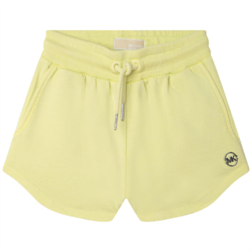 Michael Kors yellow logo shorts