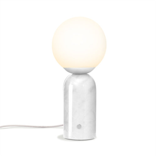 Brightech mila tall led table lamp - white