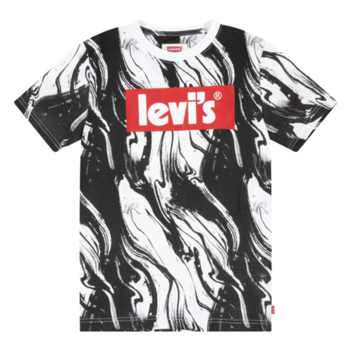 LEVI white short sleeve graphic t-shirt