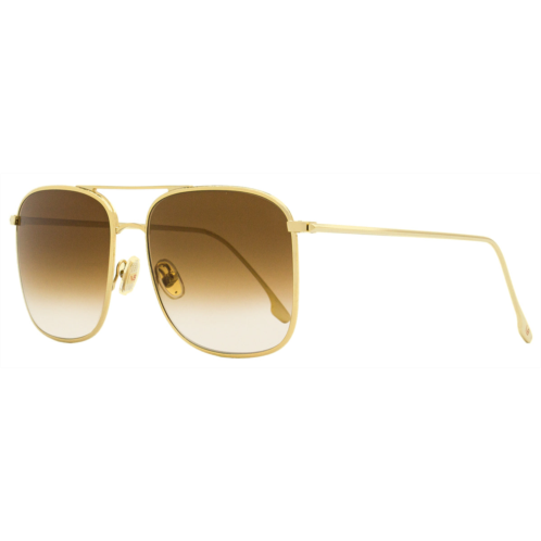 Victoria Beckham womens square sunglasses vb202s 733 gold 59mm