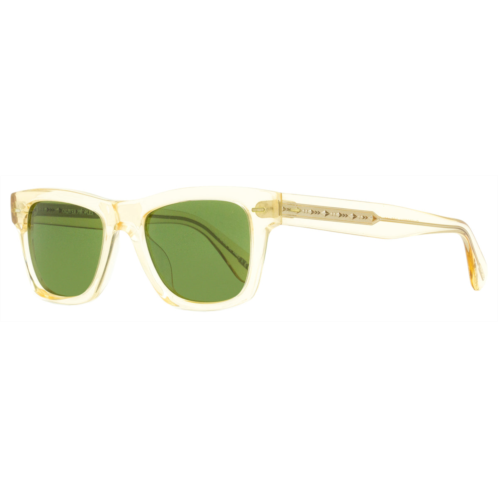 Oliver Peoples mens rectangular sunglasses ov5393su 109452 buff 49mm