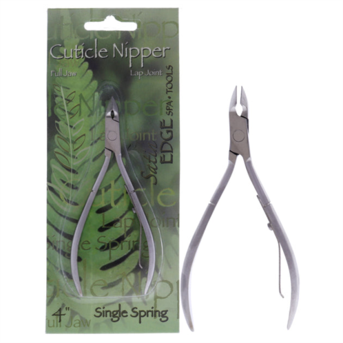 Satin Edge cuticle nipper single spring - full jaw by for unisex - 4 inch cuticle nipper