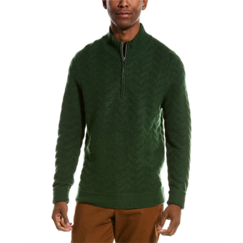 Kier + J cable wool & cashmere-blend turtleneck sweater