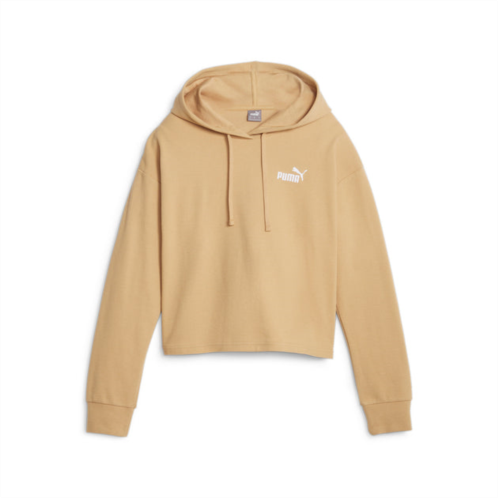 Puma womens ess+ cropped hoodie