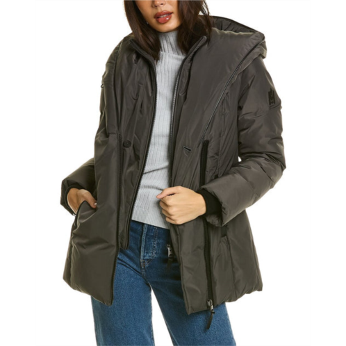 Mackage adali leather-trim down coat