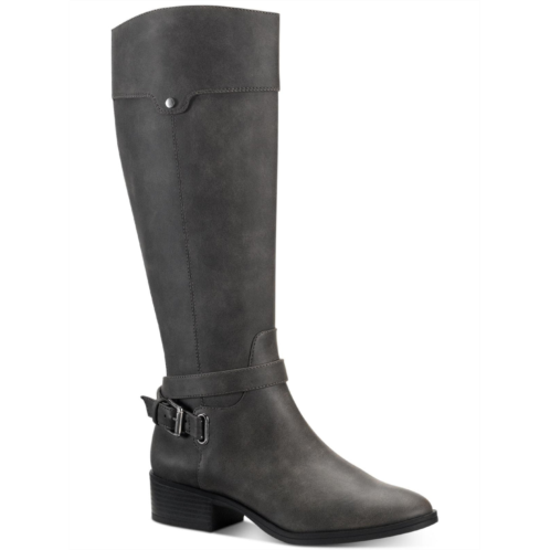 Style & Co. bennon womens zipper block heel knee-high boots