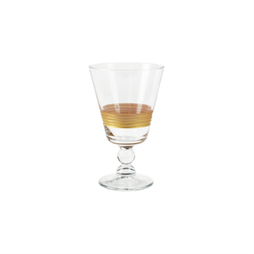 VIETRI raffaello striped aperitivo glass