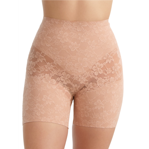 Bare womens the lace smoothing mid-thigh shaper